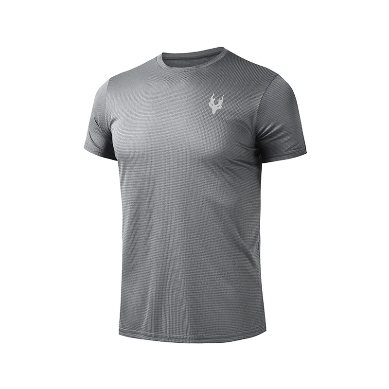 Camiseta para correr para hombre, camisetas deportivas de verano, camiseta, ropa de fútbol para hombre, camiseta de secado rápido, camiseta de entrenamiento para gimnasio y Fitness para hombre