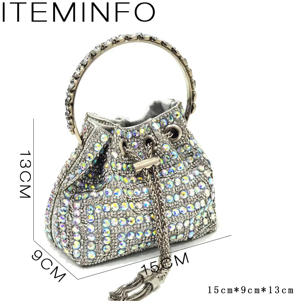 Sandalias con fondo de Muffin decoradas con cuentas para mujer, zapatos y bolso cómodos y versátiles, elegantes, a la moda, verano, 2023