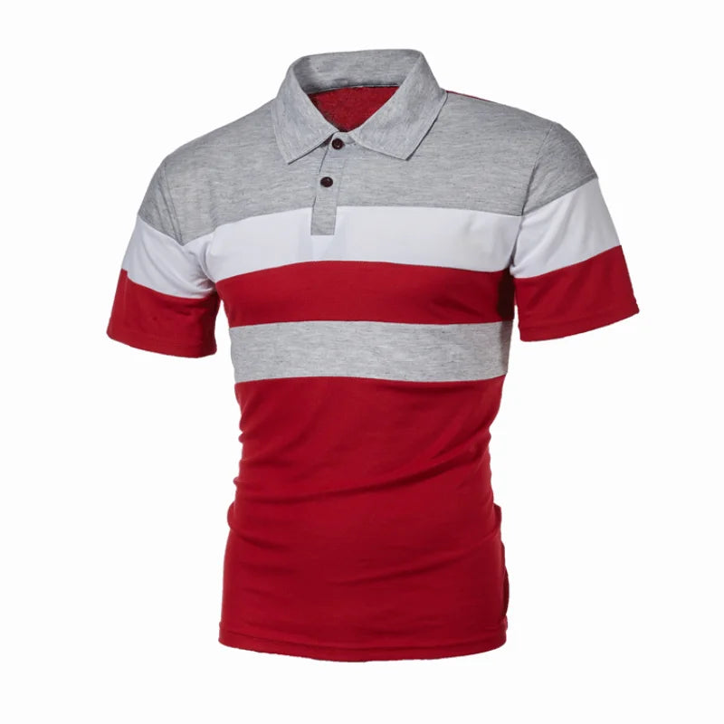 Nueva camiseta Polo de lujo de verano para hombre, Polo de marca de talla grande, camisetas de manga corta con cuello vuelto, camiseta de negocios 8XL