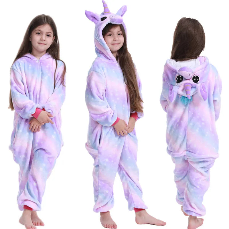 Pijamas de Dinosaurio para Niños de 3 a 12 Años, Conjunto de Pijamas de Franela, Ropa de Dormir Infantil