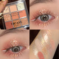 DIKALU-paleta de sombras de ojos, nueva paleta de sombra de ojos, Oh Rosy Nine Palace Grid, enfoque automático, baja saturación, polvo de humo, placa de rosa, primavera y verano