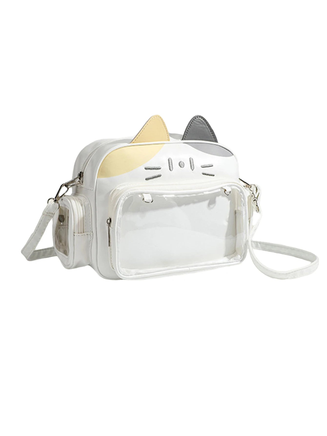 Bolso pequeño Ita de estilo universitario a la moda, mochilas de gato para mujer, bolso de hombro informal de cuero Lolita Jk Harajuku