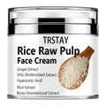 Crema de arroz para la cara, crema facial de pulpa cruda de arroz, crema hidratante de arroz para hidratar la piel, reduce los poros, extracto de arroz anti Agi