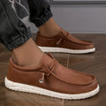 Zapatos de hombre, mocasines, zapatos vulcanizados suaves y cómodos, zapatos planos, zapatos para caminar para hombre, mocasines informales sin cordones, zapatos náuticos para hombre