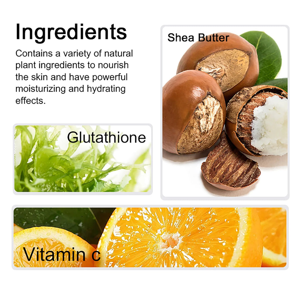 AILKE blanqueamiento eliminar manchas negras loción para el cuidado de la piel Facial crema hidratante glutatión corporal vitamina C piel negra cara nuevo conjunto