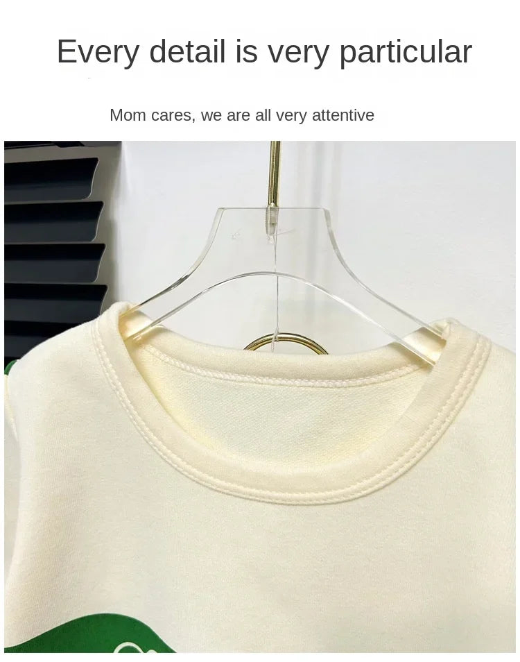 Traje de manga corta para niños, conjunto a rayas para niñas y niños, Tops de verano + ropa corta para bebés, novedad de 2024
