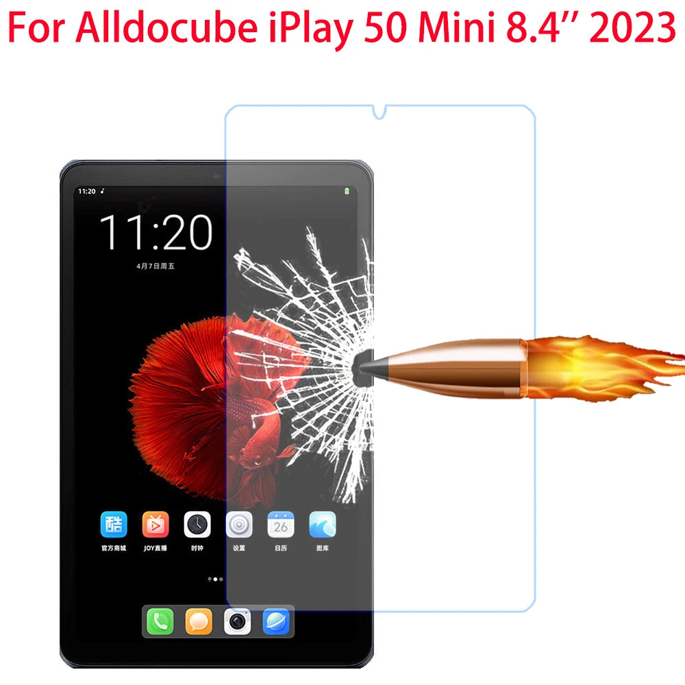 Protector de pantalla de vidrio templado 9H para Alldocube iPlay 50 Mini 8,4 pulgadas 2023 película protectora para tableta iPlay50 Mini Pro 2 uds