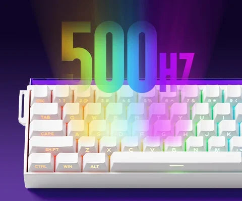 Teclado Veekos Shine60 60% AGRB con Lightbox rt0.01 mm interruptor magnético 8K tipo C con cable e-sports Gaming Teclado mecánico