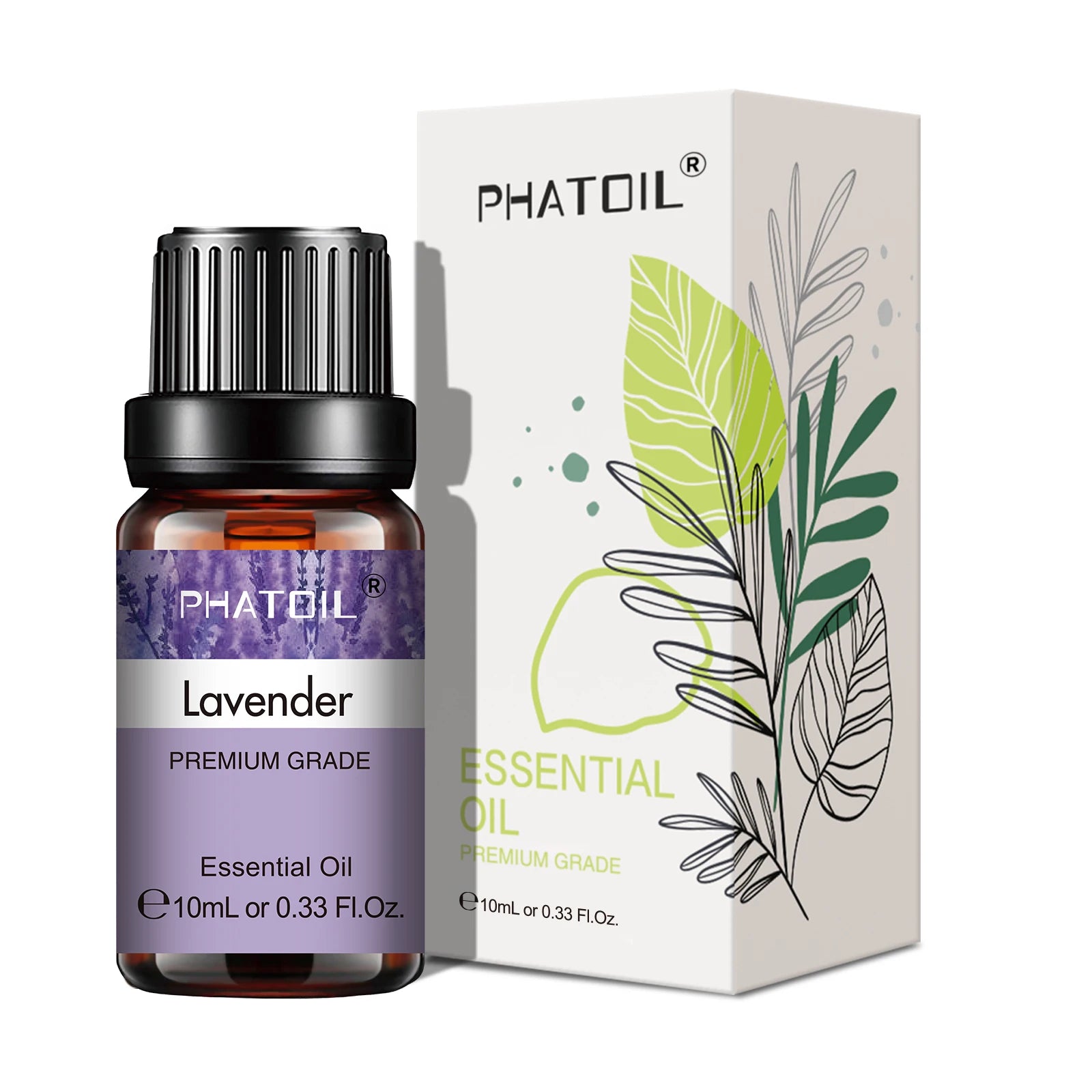 Aceites Esenciales de Lavanda de 10 ml, Puros y Naturales para Difusor, Humidificador, Aromaterapia, Aceite Aromático de Jazmín y Vainilla, para Velas y Jabones DIY