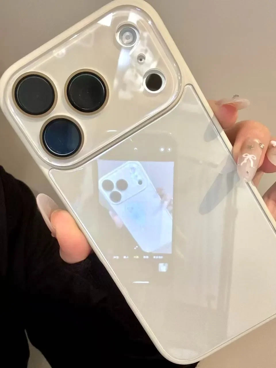 Funda protectora de cámara de vidrio templado de Color caramelo de lujo para iPhone 17 16 15 14 13 12 Pro Max cubierta trasera dura de parachoques a prueba de golpes