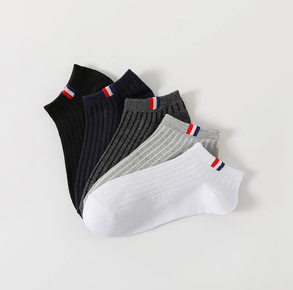 5/10/20/30 pares de calcetines tobilleros para hombre, calcetines invisibles transpirables con letras a la moda, estilo deportivo, a prueba de olores, absorbentes del sudor