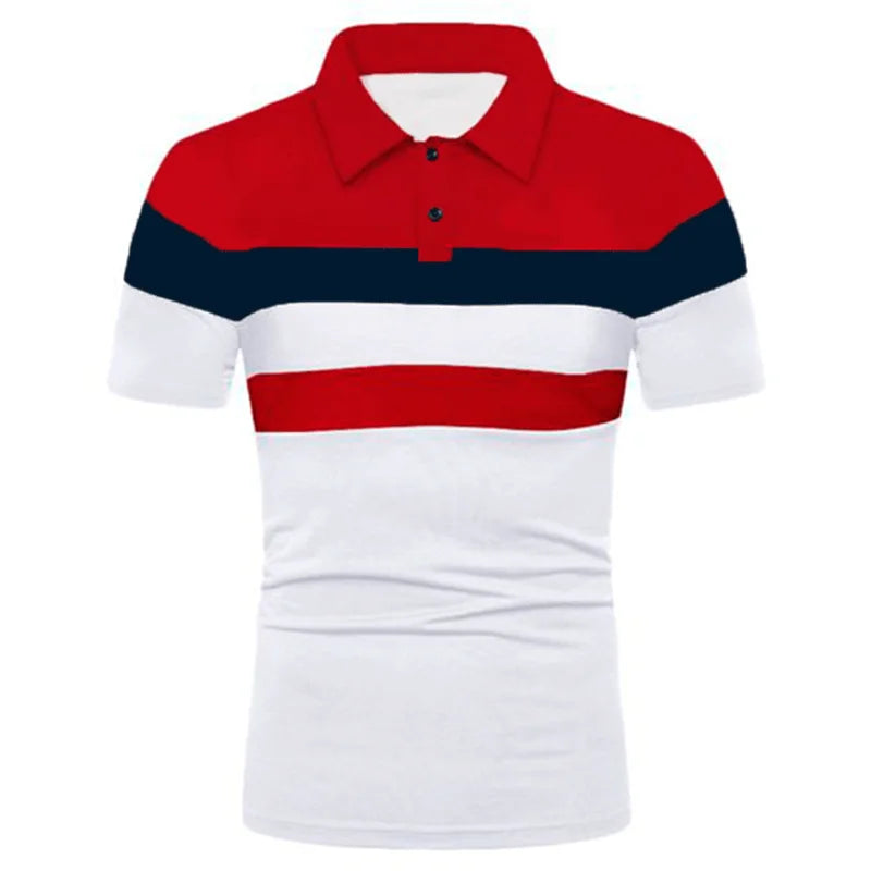 Nueva camiseta Polo de lujo de verano para hombre, Polo de marca de talla grande, camisetas de manga corta con cuello vuelto, camiseta de negocios 8XL