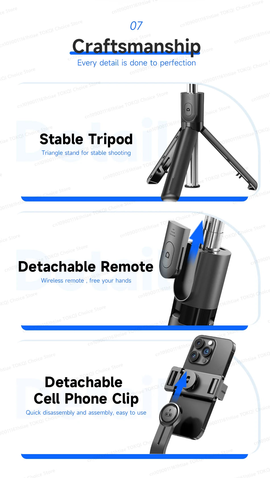 Trípode/palo Selfie F01, soporte para teléfono, Mini trípode portátil con Bluetooth inalámbrico para Android e Iphone, teléfono inteligente, disparo Vlog