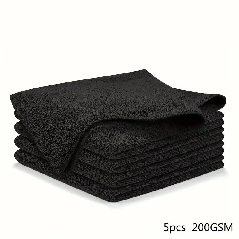 Toalla de cocina de 5/10/20 piezas, juego de paño de limpieza gris claro de fibra ultrafina, paño absorbente, suave y quitamanchas