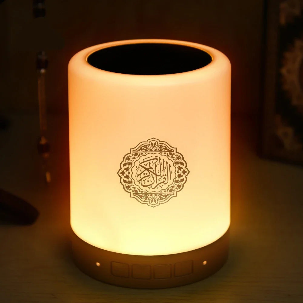 Azan-luz nocturna musulmana, Corán, portátil, inalámbrico, Caixa De Som, Altavoz Bluetooth, caja De sonido De música, lámpara sagrada Blutooth, Mini deflector