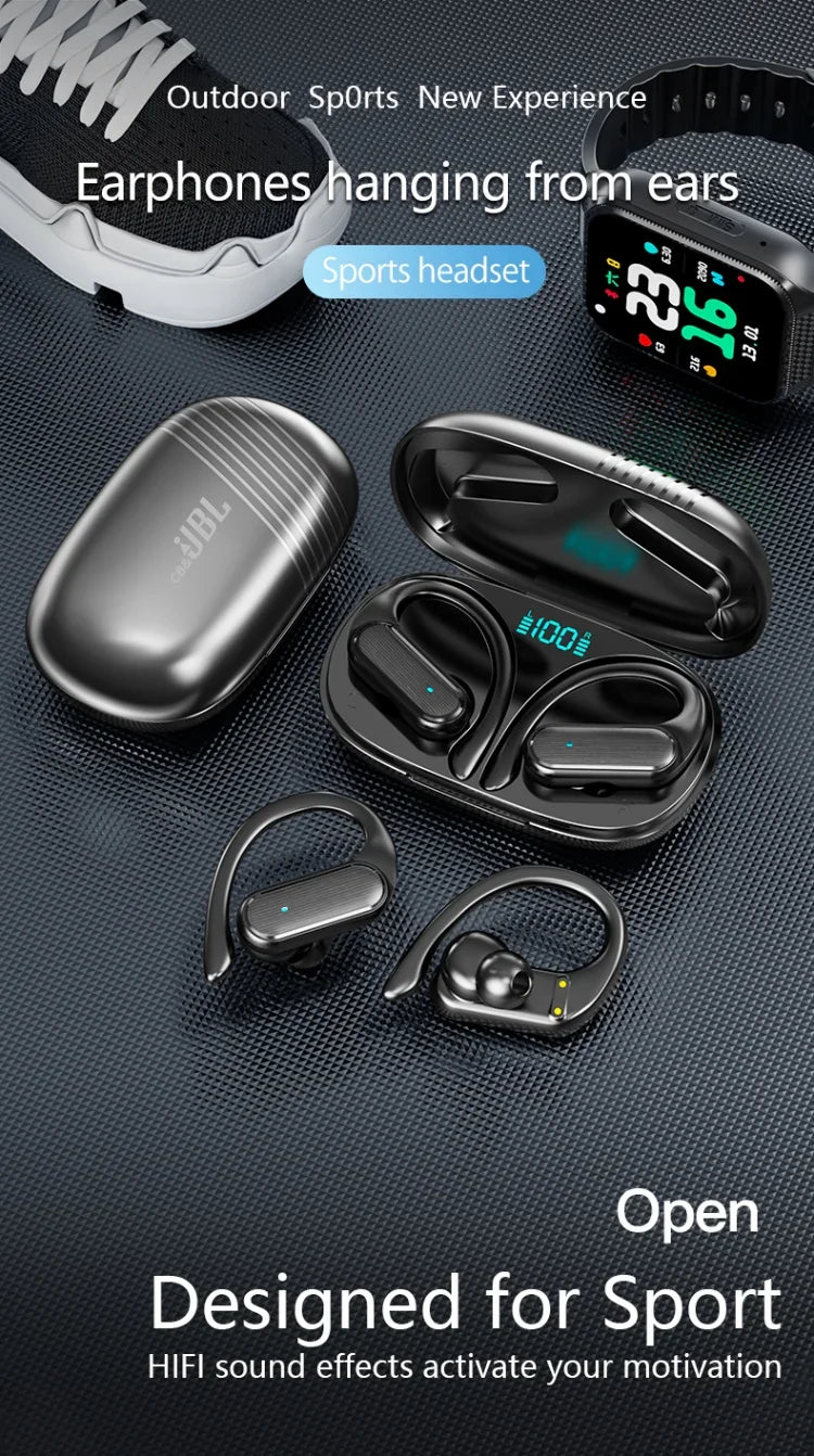 Para CB & JBL Bluetooth TWS auriculares inalámbricos A520 Auricles auriculares ganchos para las orejas juego auriculares deportivos Control táctil auriculares con micrófono