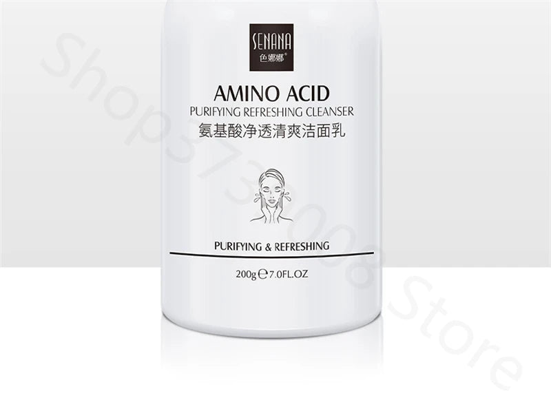 Limpiador Facial de aminoácidos, limpieza profunda, limpiador hidratante con Control de aceite, Gel de limpieza suave, productos de lavado de cara para el cuidado de la piel