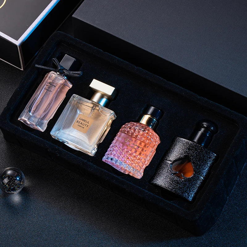 2025 Original mujeres 100M Perfume caja De regalo Perfumes Set fragancia fresca De larga duración Eau De Toilette regalo para Mujeres Hombres feromonas