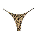 Bragas de algodón con estampado de leopardo para mujer, bragas sexis, Tanga de cintura baja, Bikini con espalda en T, ropa interior sin costuras, lencería femenina, talla S-XXL