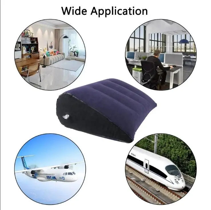 Nuevos juguetes de almohada inflable, cojín mágico, cojín relajante, cilindro triangular, cuña, regalo de corazón, regalos para parejas