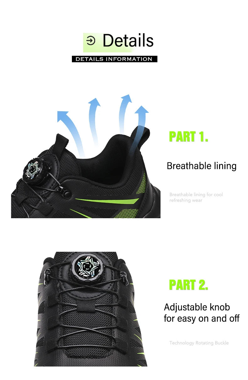 Zapatos de Seguridad de Moda para Hombre, Zapatos de Trabajo con Puntera de Acero, Protección Anti-aplastamiento y Anti-pinchazos, Zapatos Funcionales de Construcción, Botas de Trabajo para Hombre