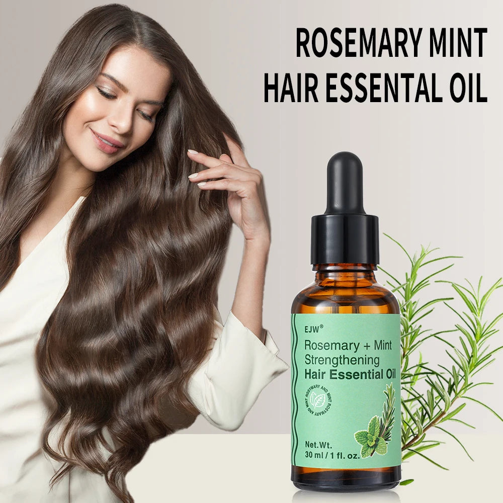 Champú de Romero, Acondicionador, Mascarilla Capilar y Aceite para Cabello Fino, Nutre las Raíces del Cabello y Fortalece el Cabello Fino