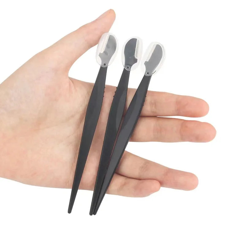 6/12/18 piezas de microcuchillas desechables para cejas, seguras y fáciles de usar, herramientas de maquillaje para principiantes.