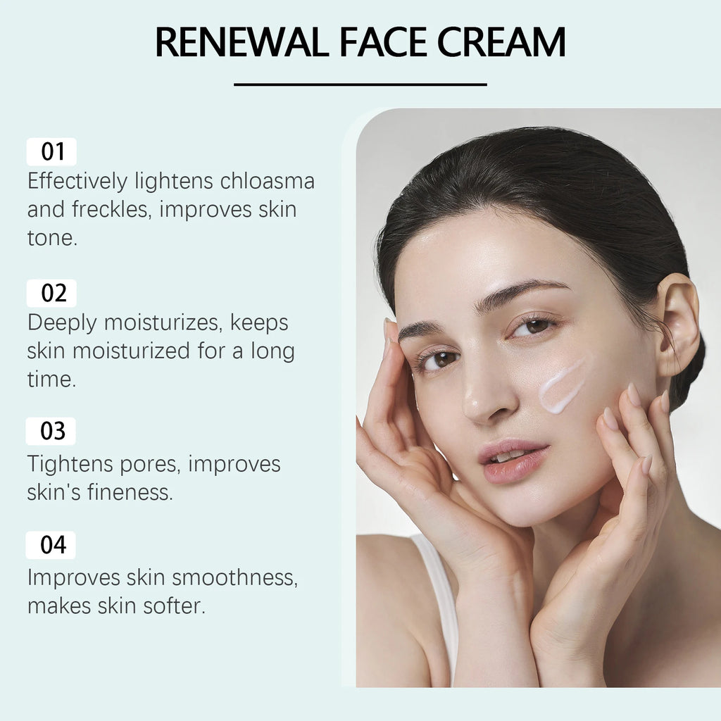 Crema reafirmante de la piel para reducir las manchas oscuras, crema Facial iluminadora, mejora la flacidez, reafirmante, producto para el cuidado de la piel