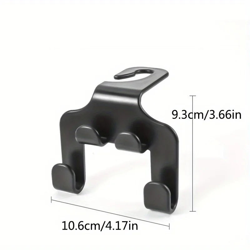 Soporte Universal para Teléfono Móvil para Colgar en el Asiento Trasero del Coche, Soporte para Reposacabezas, Soporte Portátil con Gancho para el Asiento Trasero del Coche