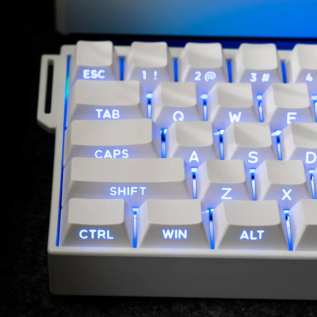 Teclado Veekos Shine60 60% AGRB con Lightbox rt0.01 mm interruptor magnético 8K tipo C con cable e-sports Gaming Teclado mecánico
