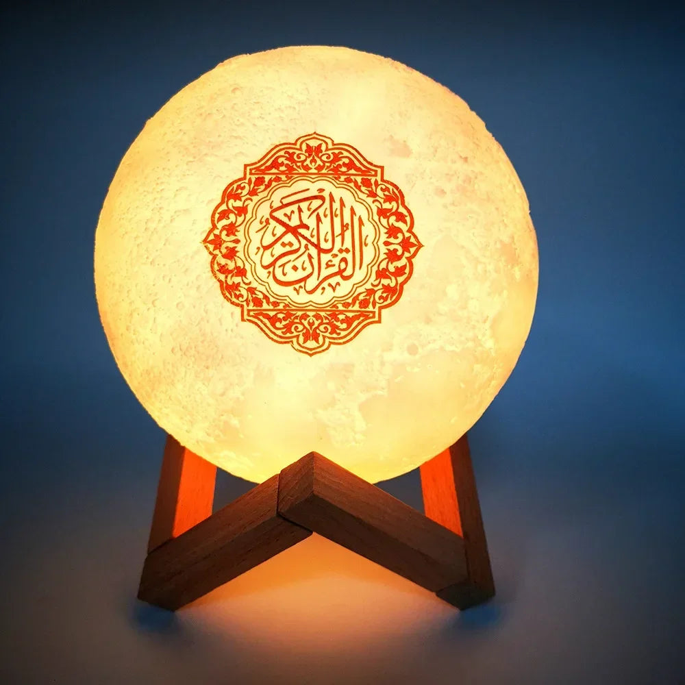 Azan-luz nocturna musulmana, Corán, portátil, inalámbrico, Caixa De Som, Altavoz Bluetooth, caja De sonido De música, lámpara sagrada Blutooth, Mini deflector