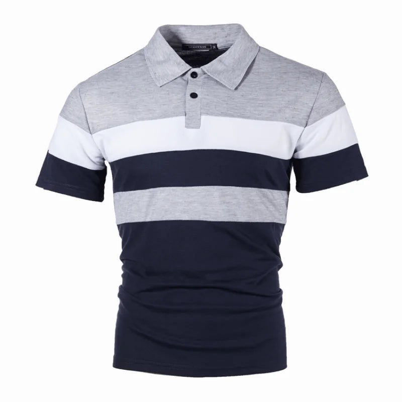 Nueva camiseta Polo de lujo de verano para hombre, Polo de marca de talla grande, camisetas de manga corta con cuello vuelto, camiseta de negocios 8XL