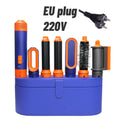 Estilizador de cabello 6 en 1, nuevo secador de pelo liso para cabello, estilizador de cabello 6 en 1 con barril rizado, cepillo de aire caliente, herramienta de estilismo MultiStyler