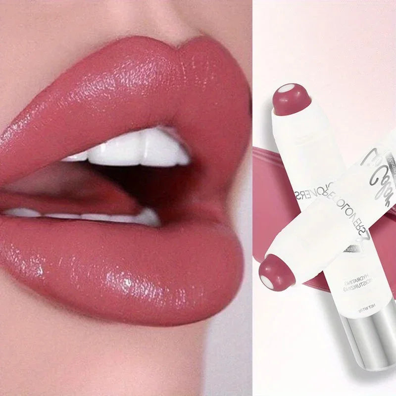 Pintalabios de sándwich Nude, bálsamo labial hidratante de larga duración, Copa antiadherente, esmalte de labios, maquillaje, Base de brillo de labios hidratante