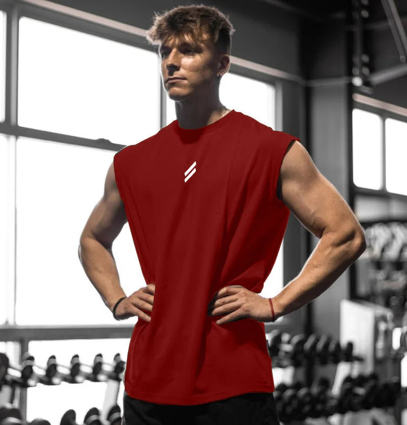 Camiseta sin mangas para hombre, camiseta de culturismo y Fitness de secado rápido, chaleco de baloncesto a la moda para hombre, camiseta sin mangas de gimnasio transpirable de malla para verano para hombre