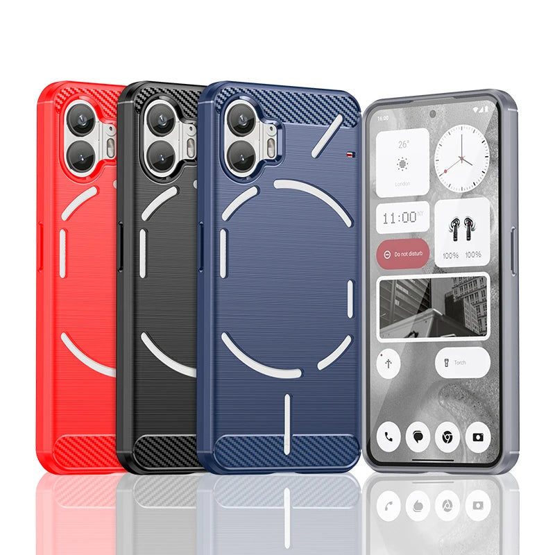 Funda protectora resistente a los golpes para teléfono Nothing, 1, 2