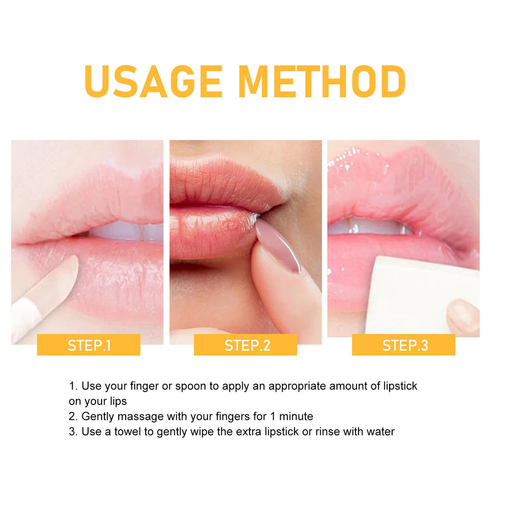EELHOE exfoliante de labios rosa, eliminación de piel muerta, aclaramiento de líneas de labios, maquillaje hidratante antisequedad, productos para el cuidado de los labios