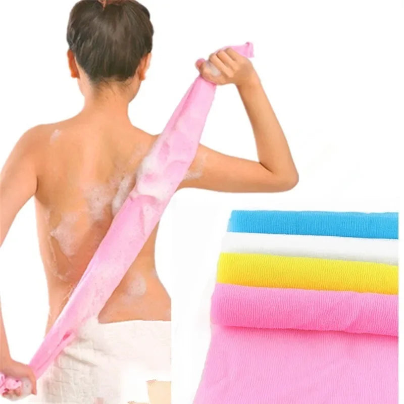 Paño exfoliante de belleza para la piel, toalla japonesa para el baño, Toalla de baño de nailon, toalla para pulir la piel, herramienta para depurar la espalda y el cuerpo