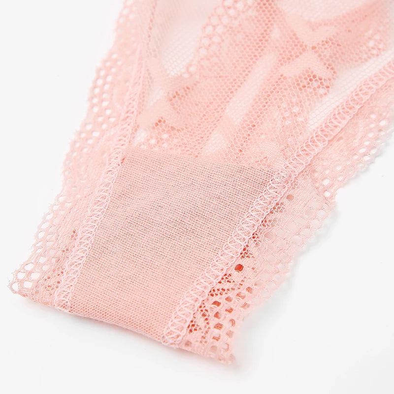 3 uds FINETOO Tanga para mujer bragas de encaje Tanga Sexy para mujer ropa interior de cintura baja comodidad sólida calzoncillos femeninos lencería S-XL