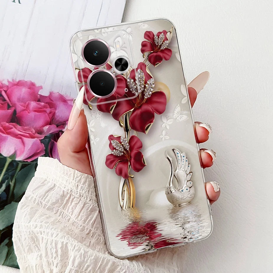 For Realme 14 5G Case Realme 14T RMX5078 New Luxury Painted Cover Soft Slim Phone Case For Realme 14X Realme14 T 5G Fundas Coque