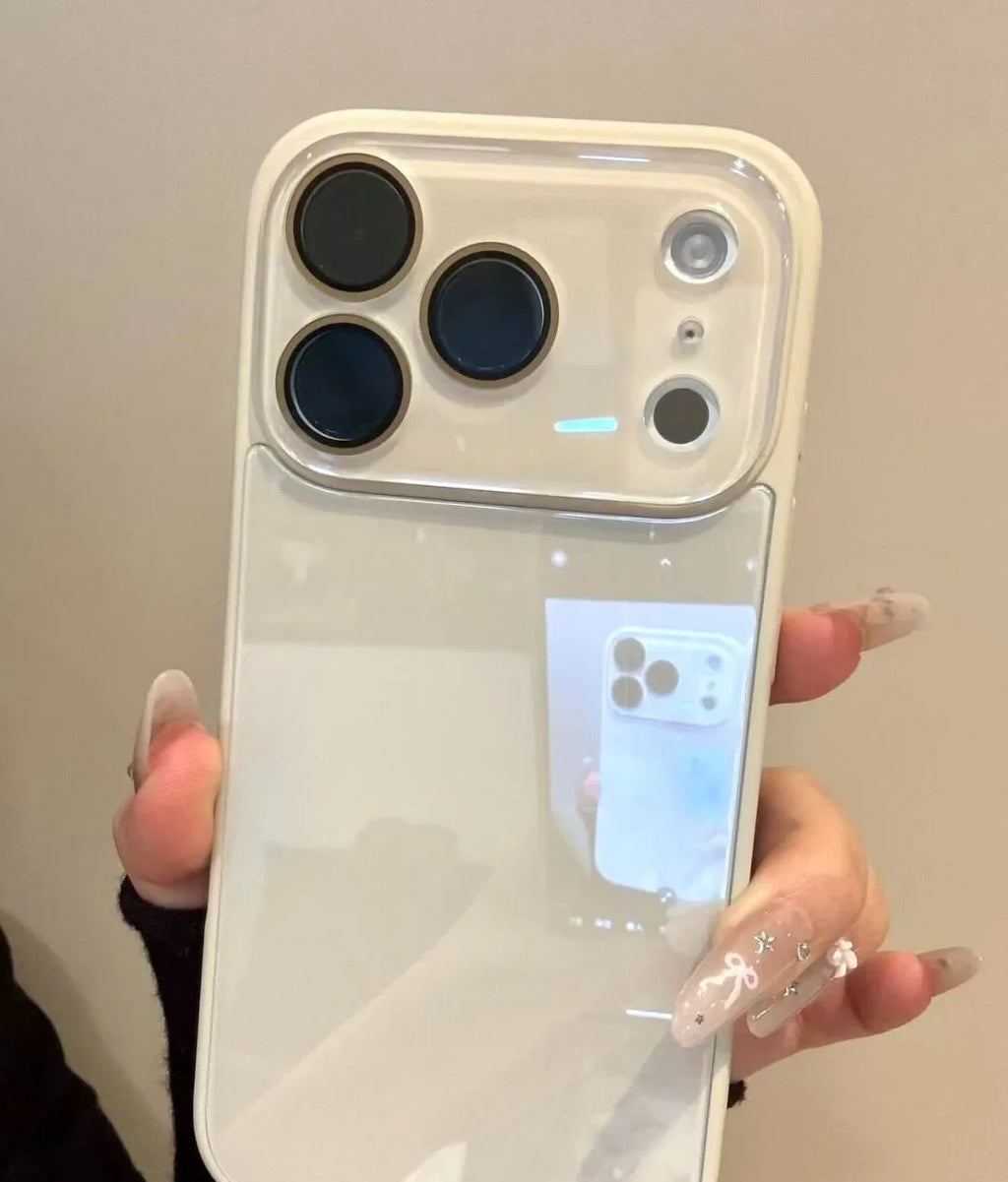 Funda protectora de cámara de vidrio templado de Color caramelo de lujo para iPhone 17 16 15 14 13 12 Pro Max cubierta trasera dura de parachoques a prueba de golpes