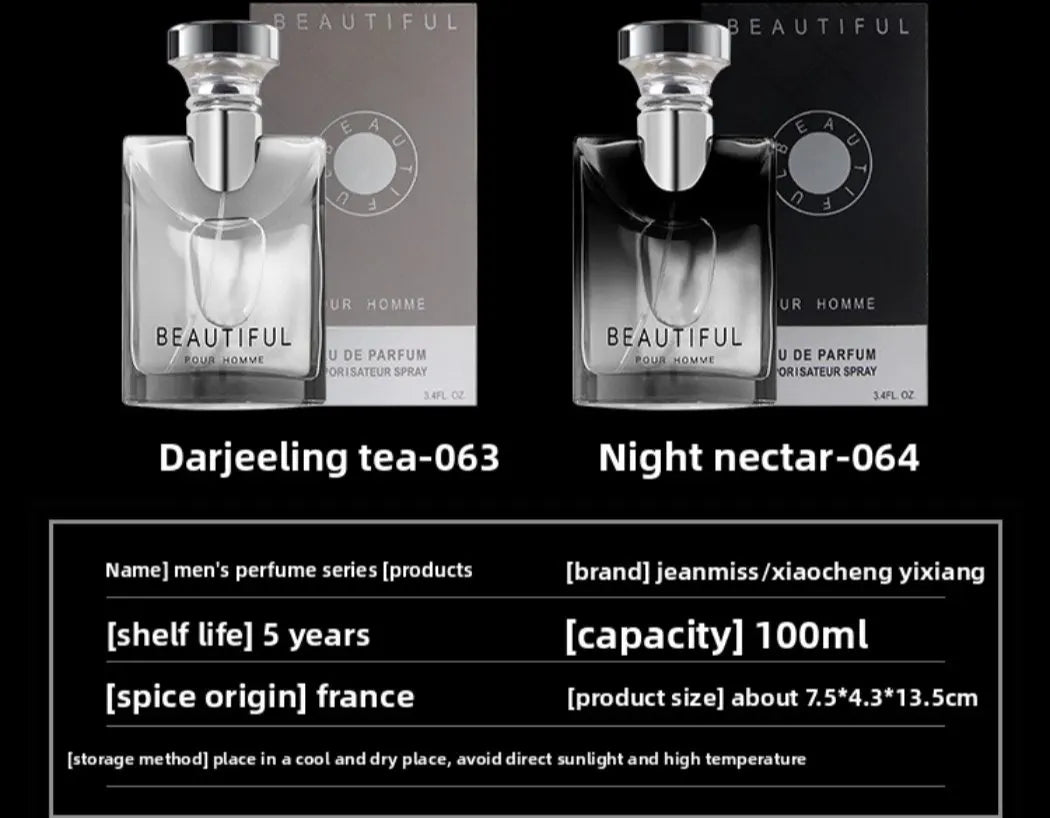 Fascination-Perfume para Hombre, 100ml, fragancia de Colonia de larga duración, aroma de té, feromonas para Hombre, fragancia Original en aerosol, Parfum para Hombre