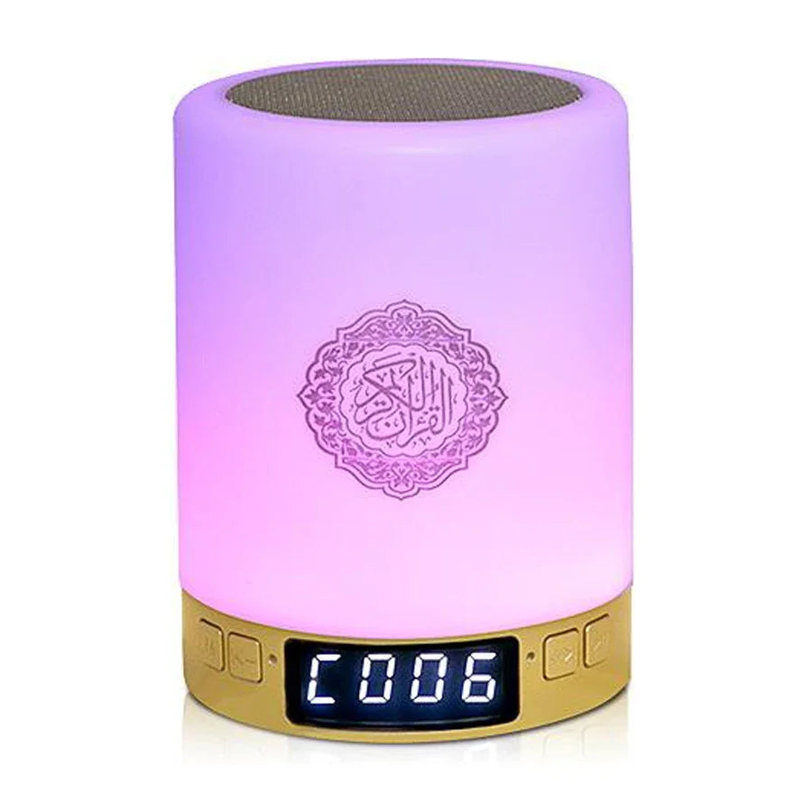 Azan-luz nocturna musulmana, Corán, portátil, inalámbrico, Caixa De Som, Altavoz Bluetooth, caja De sonido De música, lámpara sagrada Blutooth, Mini deflector