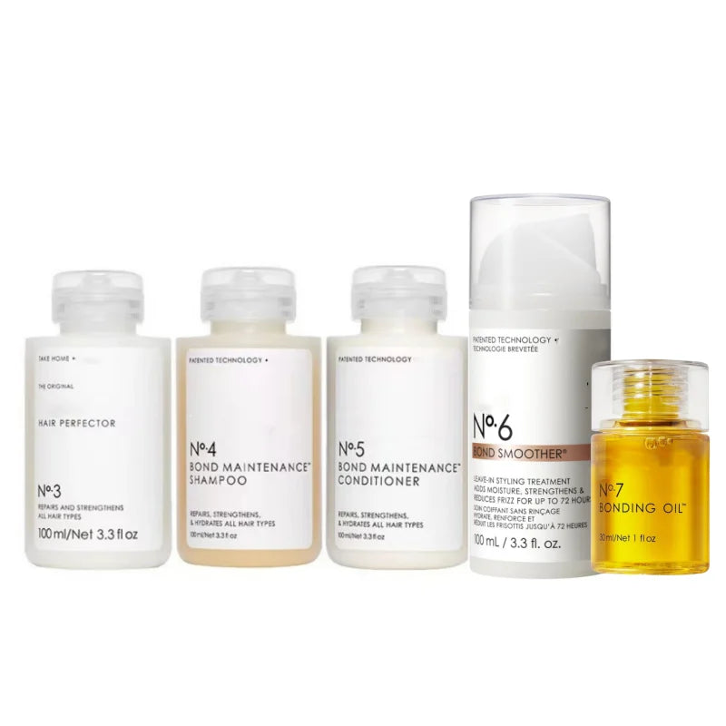 Serie de Cuidado Capilar Shine Hair Kit No. 3, 4, 5, 6, 7, Mascarilla Capilar, Champú, Acondicionador, Aceite Reparador, Sets para Limpiar, Hidratar y Controlar el Frizz