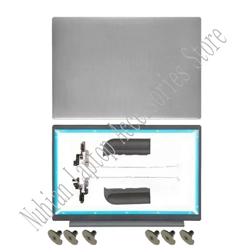 Nuevo para IdeaPad 3 15ADA6 15ITL6 15ALC6 2021: Cubierta trasera LCD, bisel frontal, reposamanos, carcasa inferior, teclado y bisagras para portátil