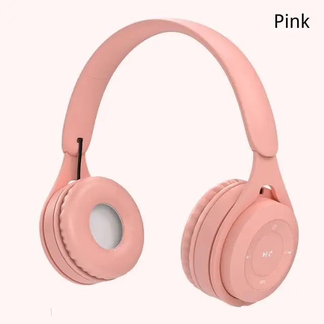 Y08 Auriculares inalámbricos Bluetooth Macaron auriculares estéreo con diadema para juegos con micrófono Gamer Girl regalo para tableta móvil