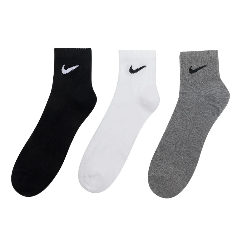 Calcetines Nike, calcetines para hombre, calcetines para mujer, calcetines de baloncesto transpirables y cómodos, calcetines informales (3 pares)