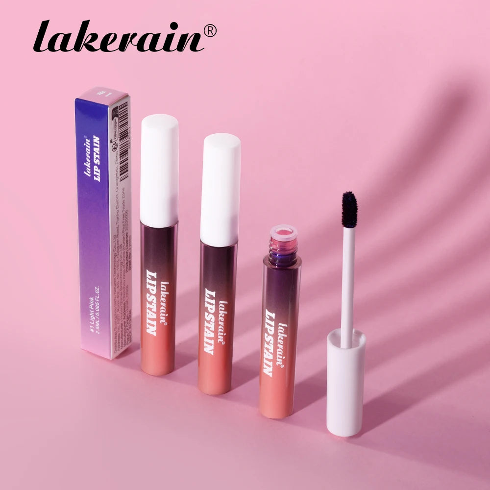 Brillo de labios resistente al agua de larga duración para mujer, juego de brillo de labios rosa resistente a la transferencia, brillo de labios Natural