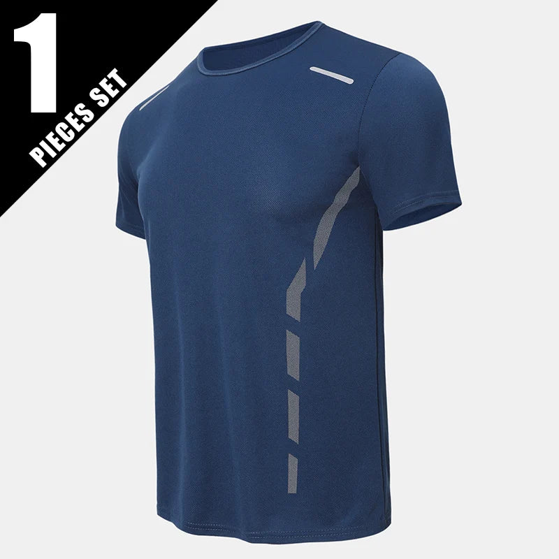 1/4 Uds. Camiseta deportiva de secado rápido de verano para hombre, camiseta holgada y cómoda de manga corta estampada a la moda para adolescentes, camiseta Joker para correr y Fitness