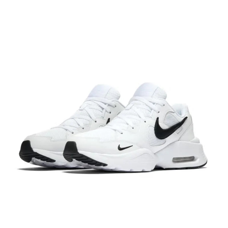 Nike's Nuevas zapatillas deportivas para hombre con amortiguación de aire para senderismo y fitness, ligeras y cómodas, con un diseño superior en capas, adecuadas para viajes y deportes diarios, Air Max Fusion, zapatillas